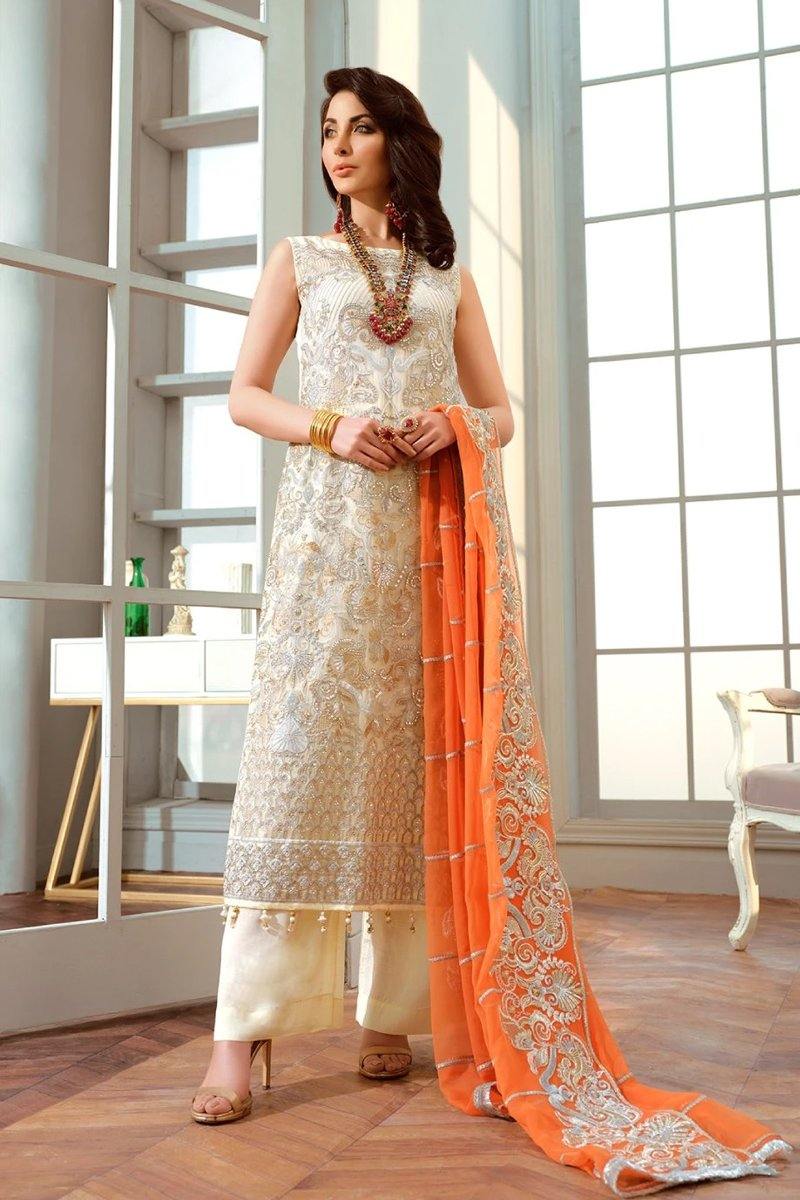 white christmas dresses Gota Kumari main image 1