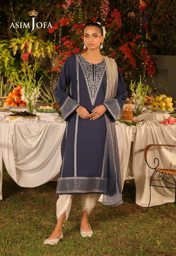 Asim Jofa - AJPB-179 2 Piece Embroidered Jacquard