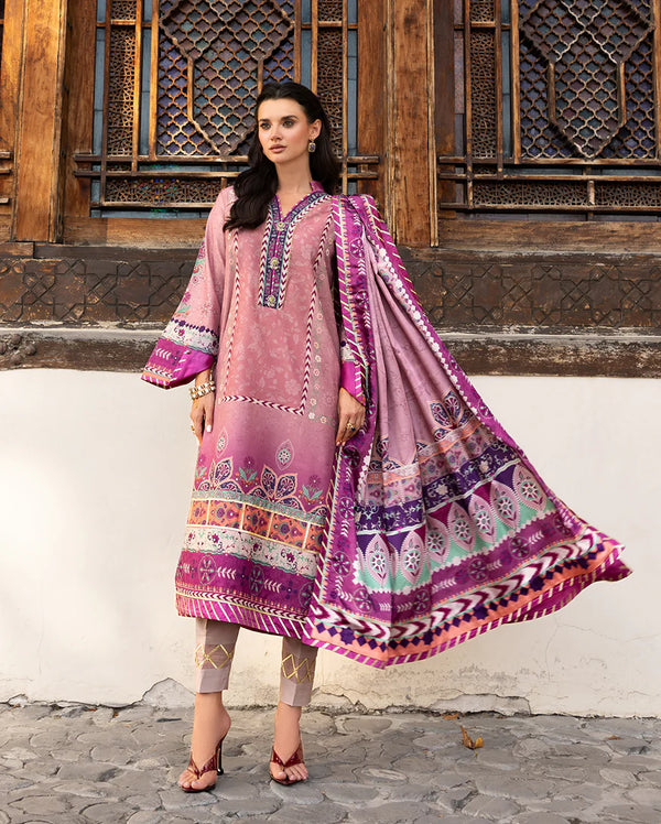 Mushq - HUNPS250109 - Stella Song Three Piece Printed Raw Silk