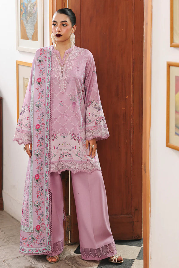 Qalamkar - QW-03 A Elvira Three Piece Jacquard Weaved