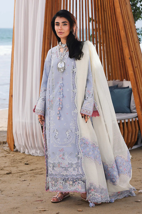 Qalamkar - SA-08 Zayna Three Piece Lawn