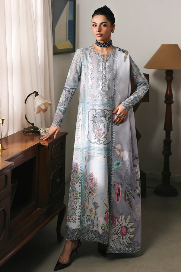 Qalamkar - QW-08 A Marla Three Piece Jacquard Weaved