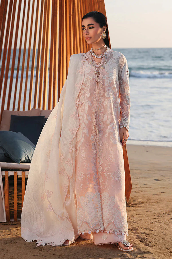 Qalamkar - SA-06 Mahur Three Piece Jacquard Weaved