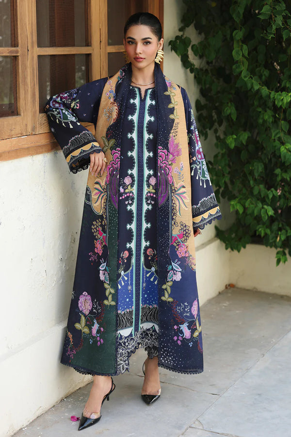 Qalamkar - QW-04 A Allan Three Piece Jacquard Weaved