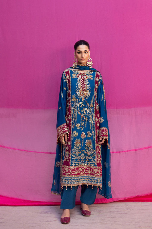 Emaan Adeel - Velanis Three Piece Chiffon Suit