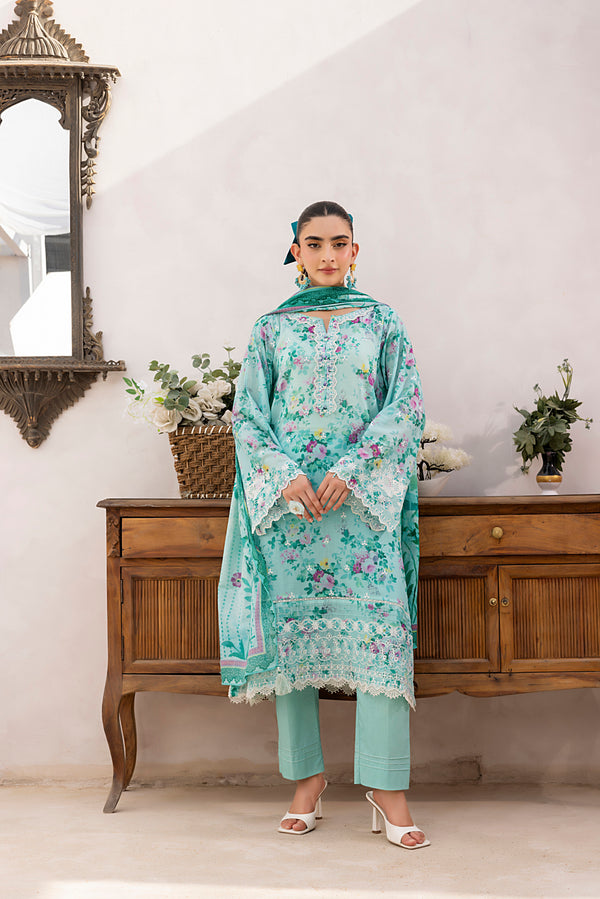 LSM - LG-RL-0259 3 Piece Embroidered Lawn