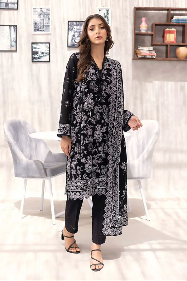 LSM - LG-AR-0203 3 Piece Printed Lawn