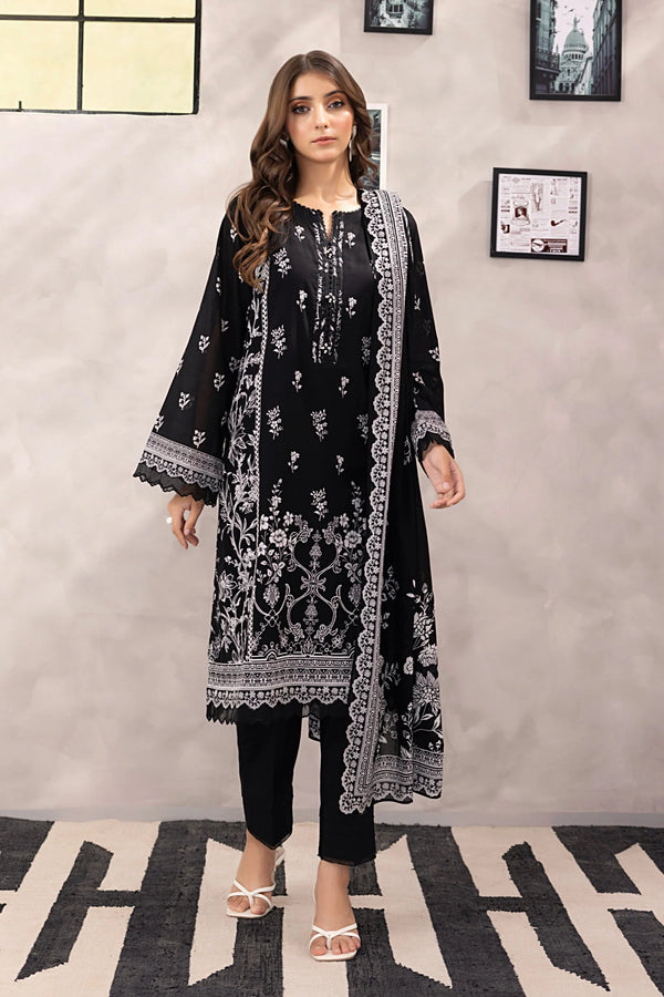 LSM - LG-AR-0202 3 Piece Printed Lawn