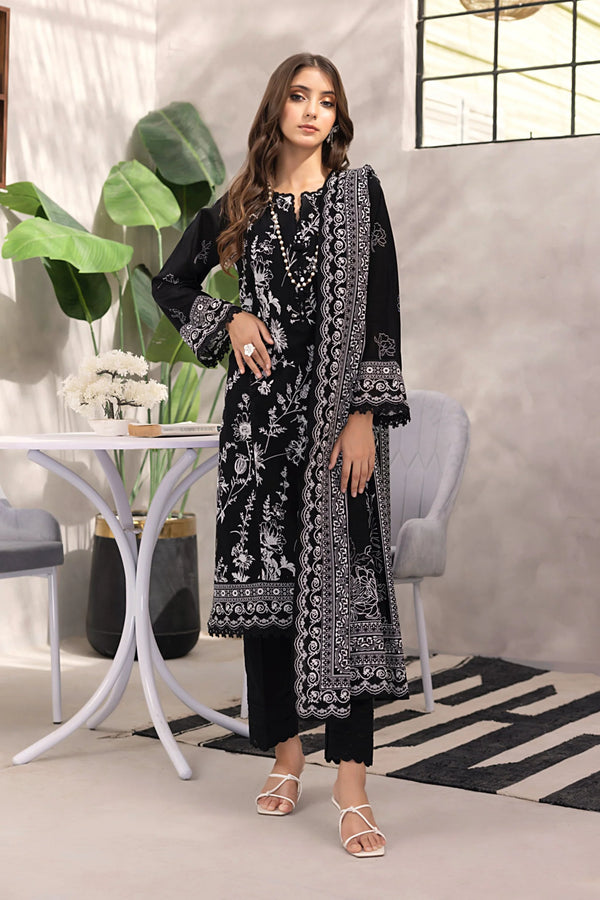 LSM - LG-RK-0038 3 Piece Printed Lawn