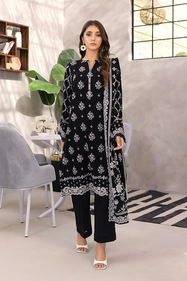 LSM - LG-RL-0236 3 Piece Printed Lawn