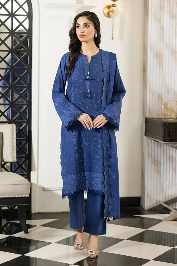 LSM - LG-UB-0277 Three Piece Embroidered Lawn