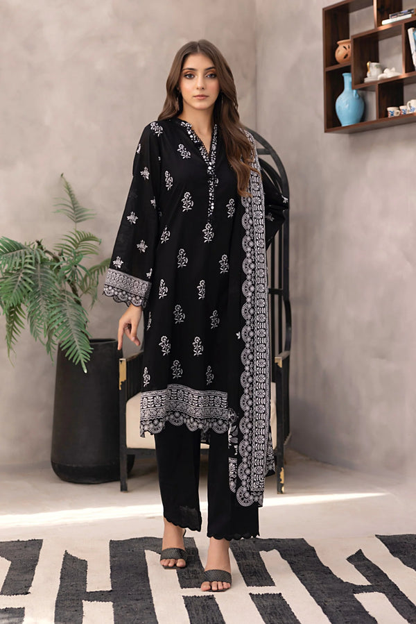 LSM - LG-AR-0182 3 Piece Printed Lawn