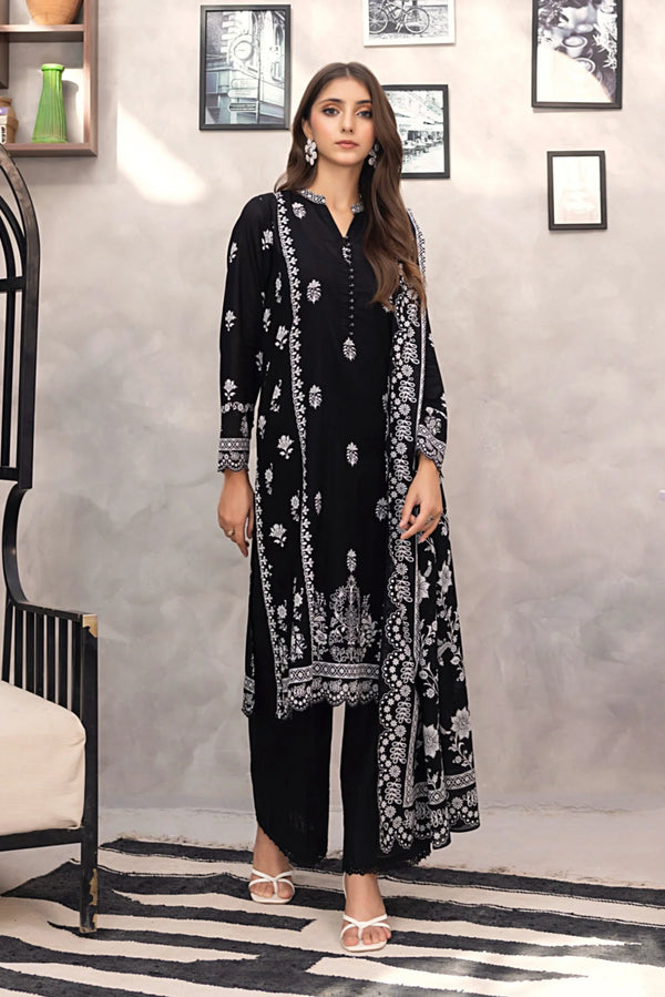 LSM - LG-RL-0235 3 Piece Printed Lawn