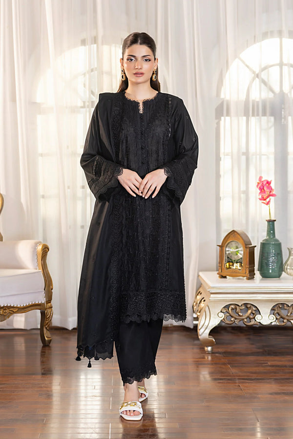 LSM - LG-Rk-0028 3 Piece Embroidered Lawn