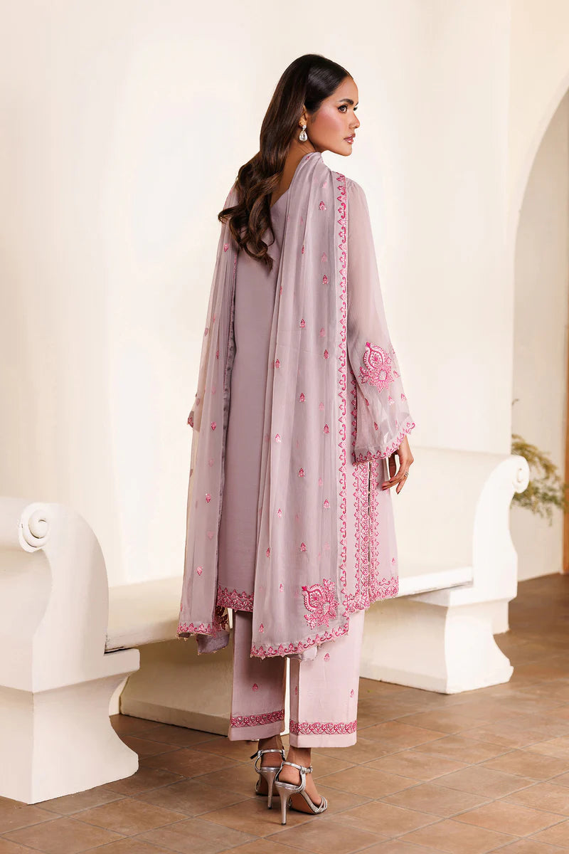 Zarif - ZRF-EMC-25 Three Piece Chiffon – String & Thread