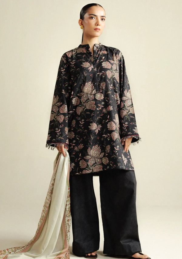 Zara Shahjahan - Coco-8B-Daisy 3 Piece Printed Cambric