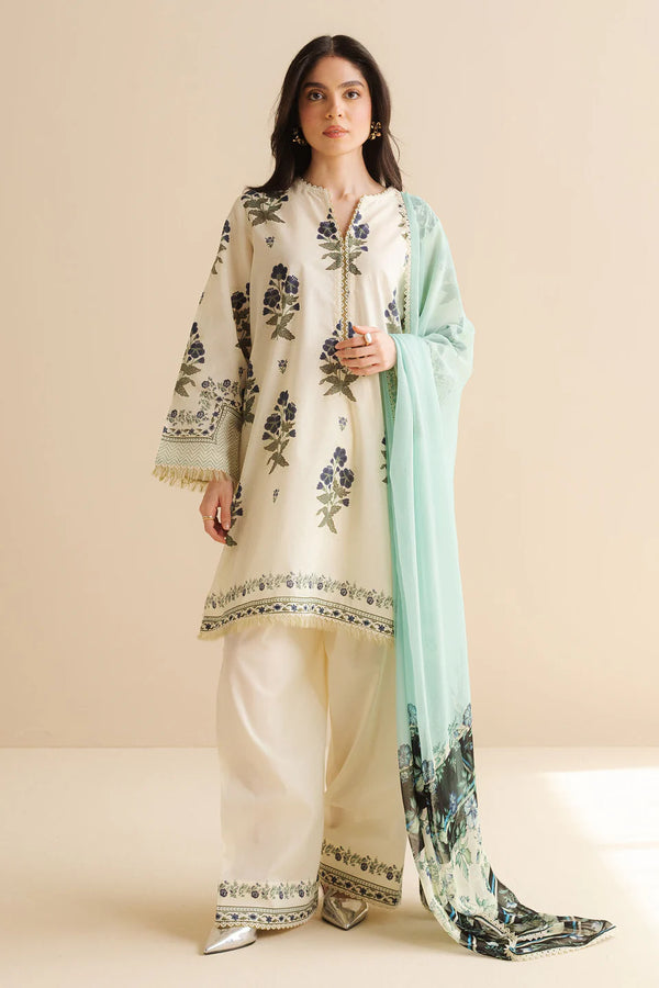 Zara Shahjahan - Coco-2B-Raya 3 Piece Printed Lawn