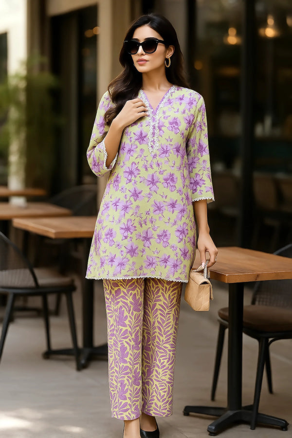 LSM -LG-RL-0207 Two Piece Poly Cambric