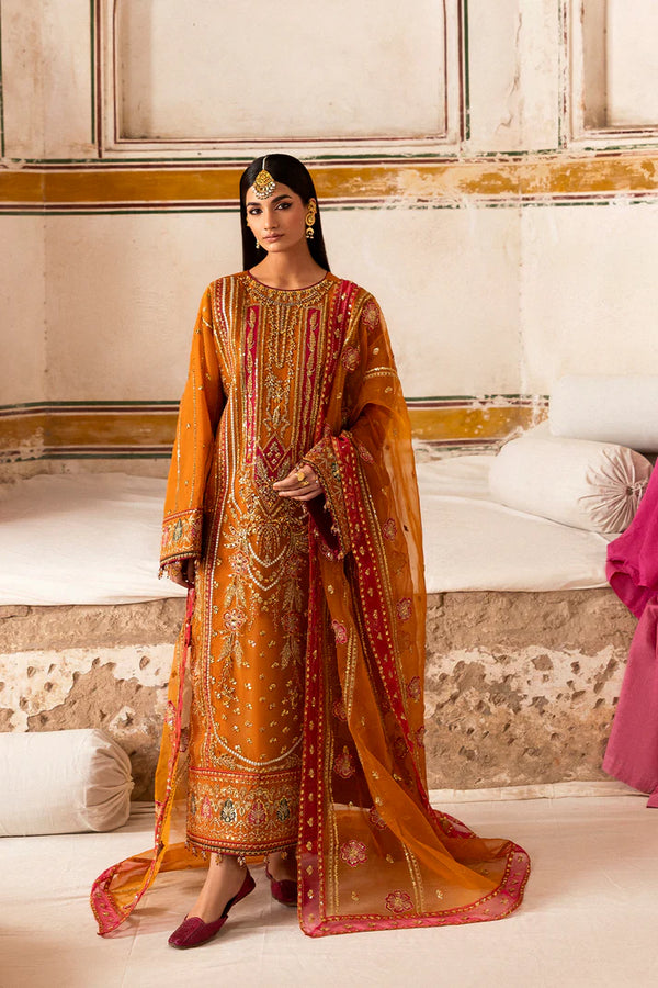 Emaan Adeel - Solmira Three Piece Organza Suit