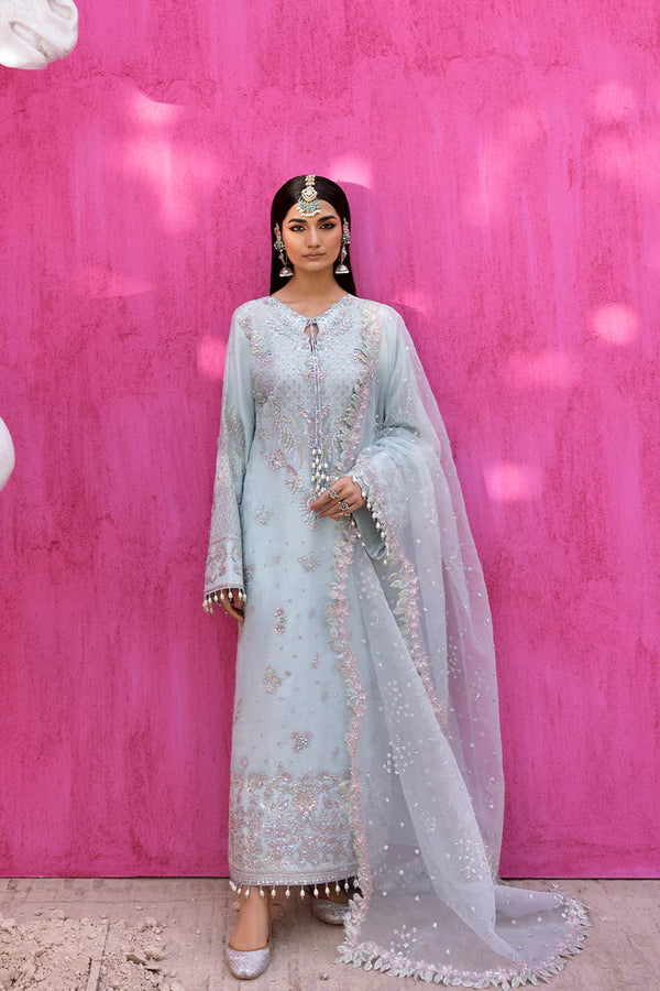 Emaan Adeel - Cealina Three Piece Organza Suit