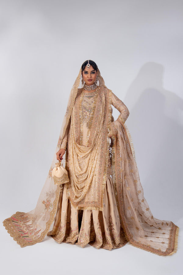 Jehan With Scalloped Dupatta - SCHEREZADE