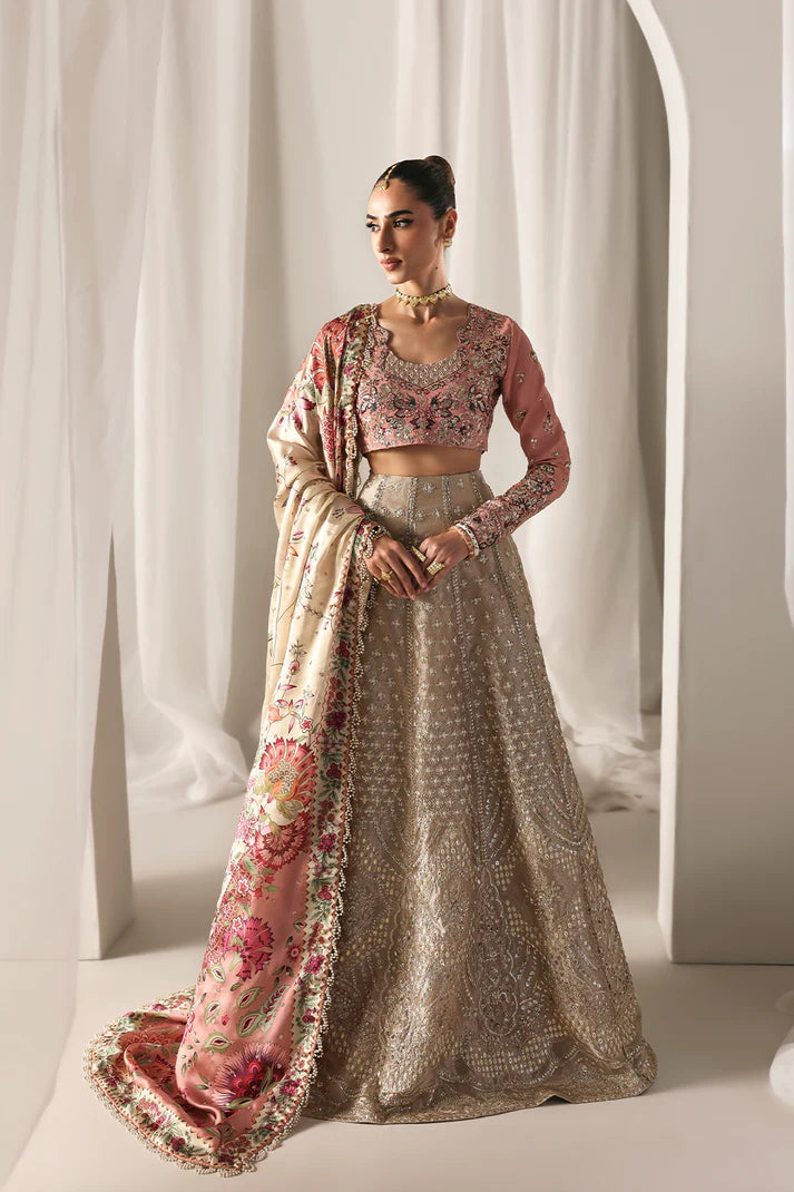 Emaan Adeel - Soft Glimmer Three Piece Raw Silk