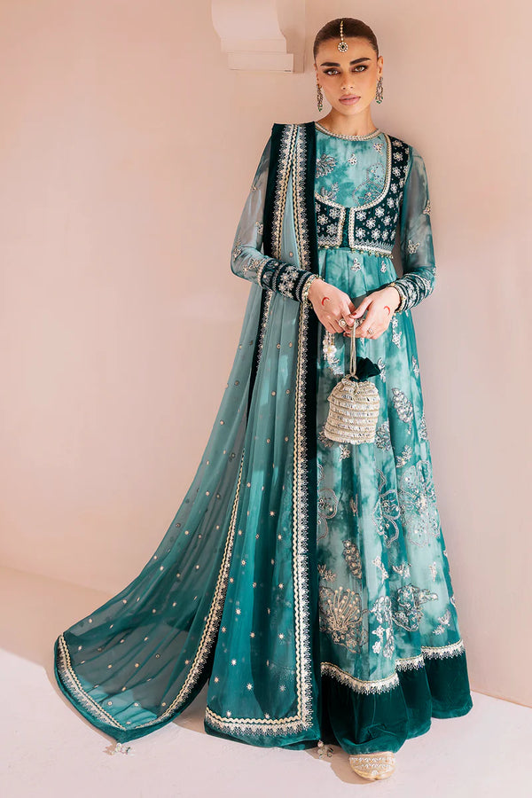 Jazmin - CVF D-06 Neelam Three Piece Embroidered Chiffon Suit