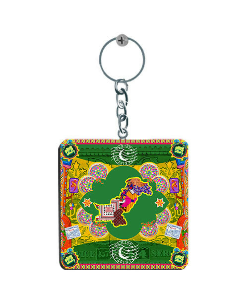 Gul Khan Printed Key Chains (Map)