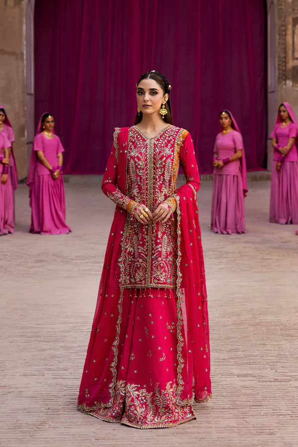 Emaan Adeel - Maelissa Three Piece Chiffon Suit