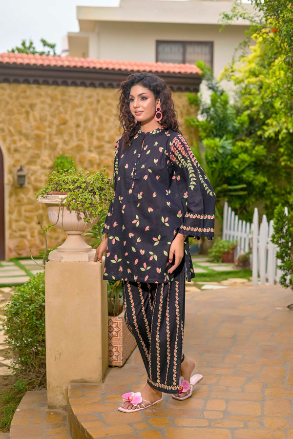 Saphron - DPVOL2-03 Two Piece Cotton Suit