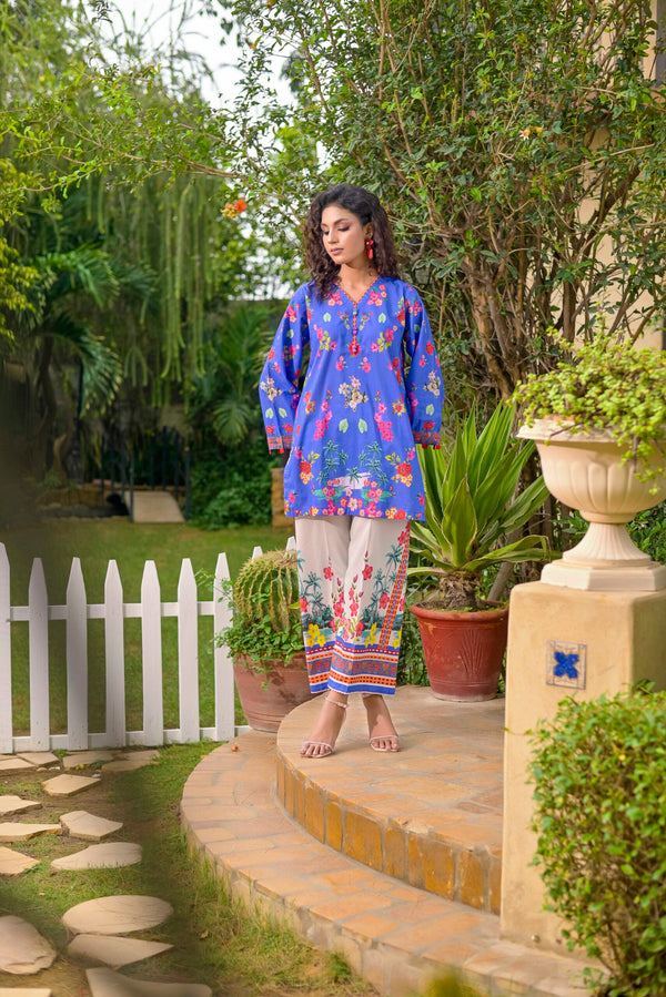 Saphron - DPVOL2-04 Two Piece Cotton Suit