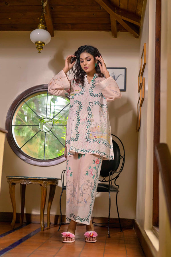 Saphron - DPVOL2-07 Two Piece Cotton Suit