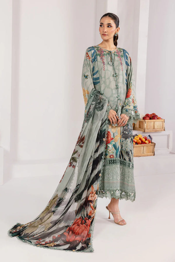 Maria B - MB-CUS25-1109-A Three Piece Printed Linen