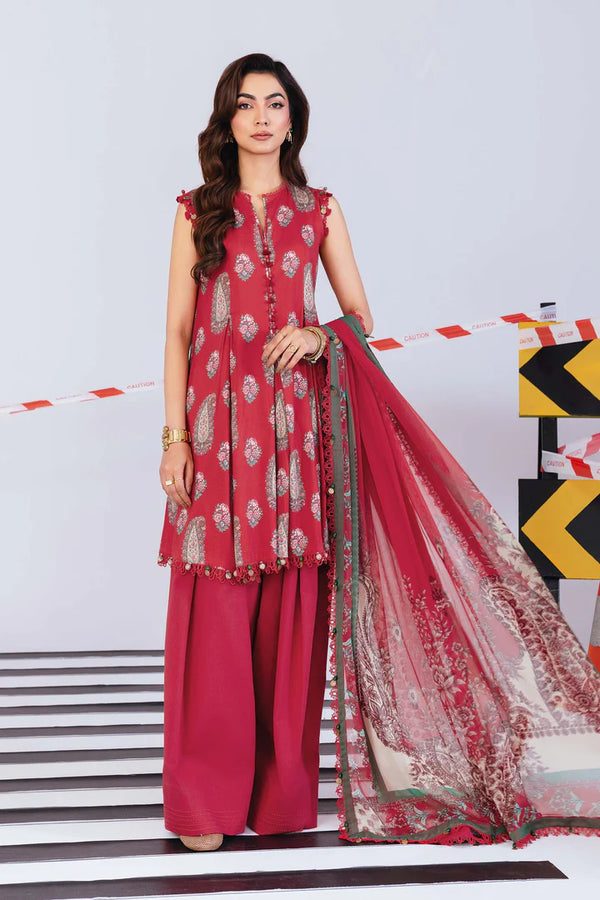 Maria B - MB-CUS25-1110-A Three Piece Printed Linen