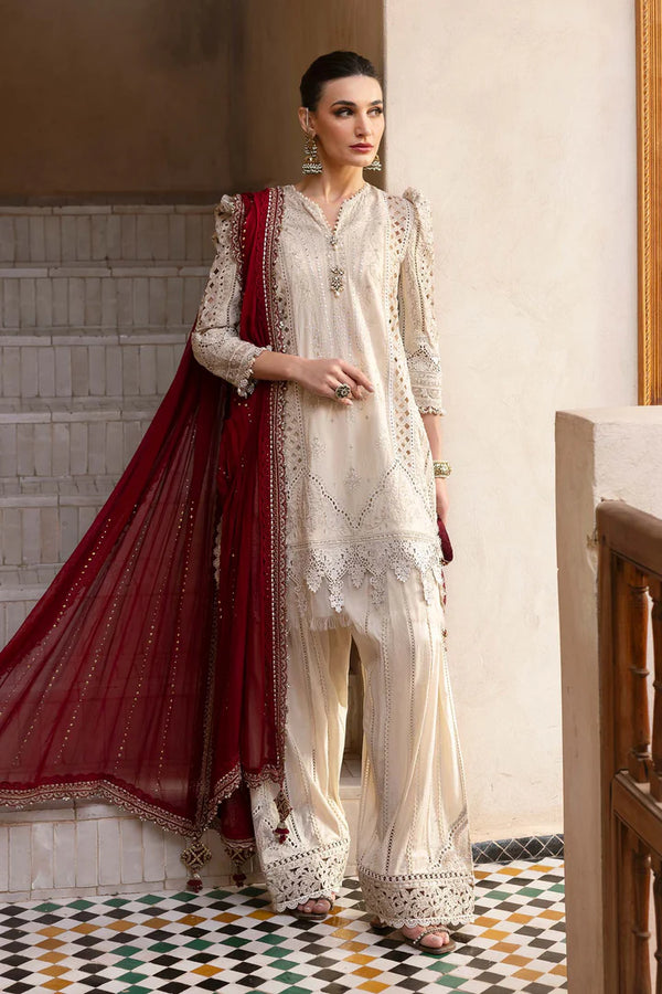 Maria B - D-2511-B 3 Piece Embroidered Lawn Suit