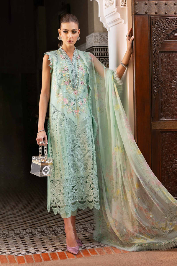 Maria B - D-2514-A 3 Piece Embroidered Lawn Suit