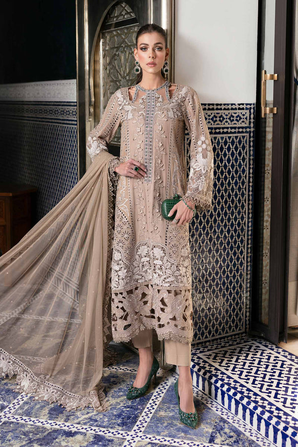 Maria B - D-2502-A 3 Piece Embroidered Lawn Suit