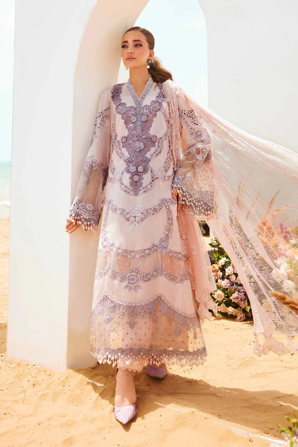 Maria B - 2502 3 Piece Embroidered  Jacquard Lawn Suit
