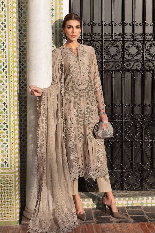 Maria B - D-2503-A 3 Piece Embroidered Lawn Suit
