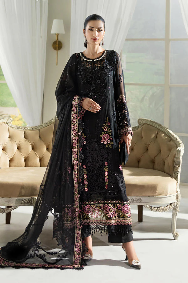 Maria B - MPC-25-104 Three Piece Embroidered Chiffon
