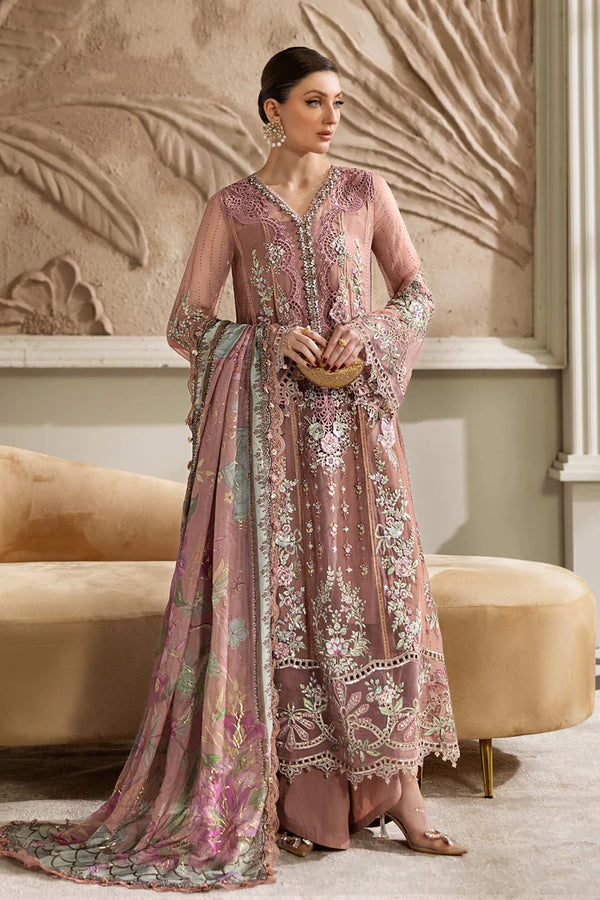 Maria B - MPC-25-105 Three Piece Embroidered Chiffon