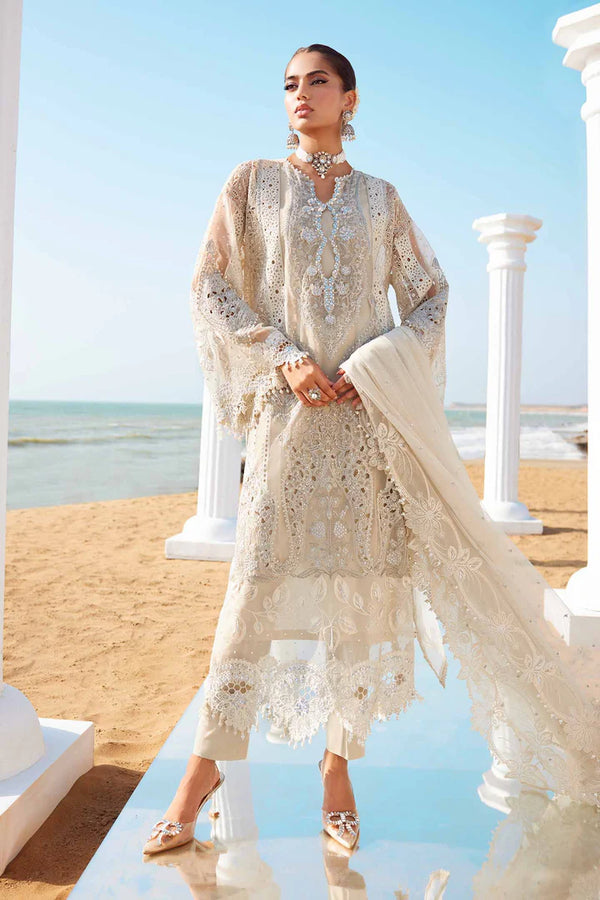 Maria B - 2509 3 Piece Embroidered Organza Suit