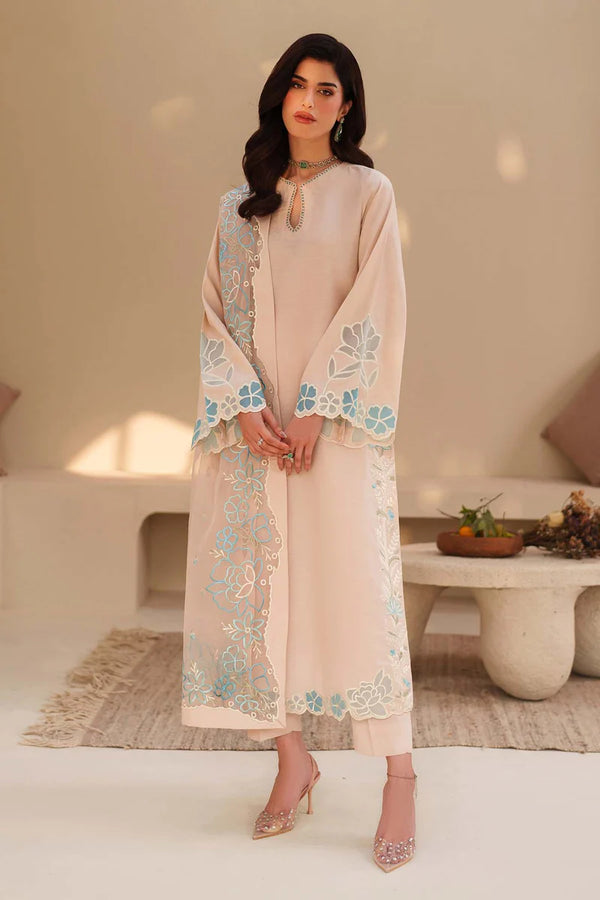 Zarif - 02 Florielle Three Piece Raw Silk