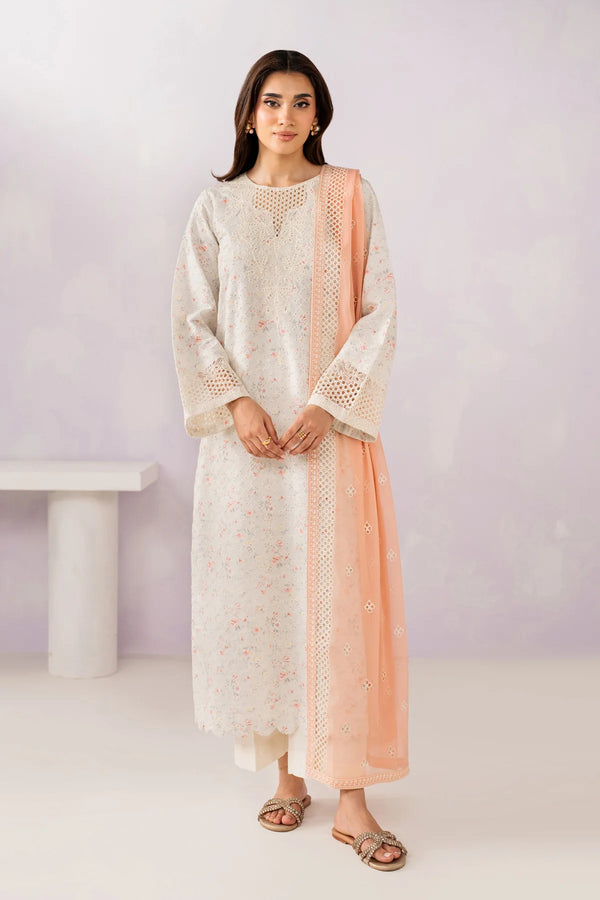 Xenia - Coraya Three Piece Chikankari Lawn