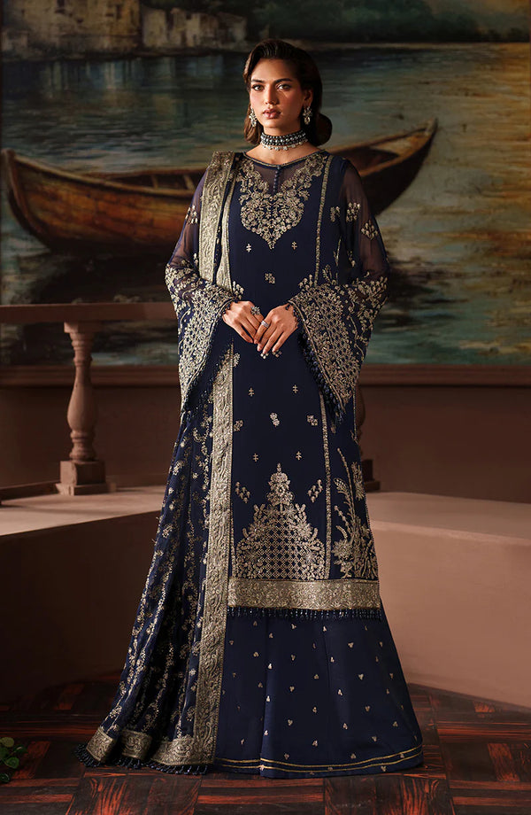 Zarif - PRC-06-Felicia Three Piece Chiffon Suit