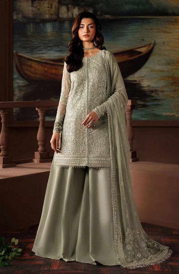 Zarif - PRC-02-Ethel Three Piece Chiffon Suit