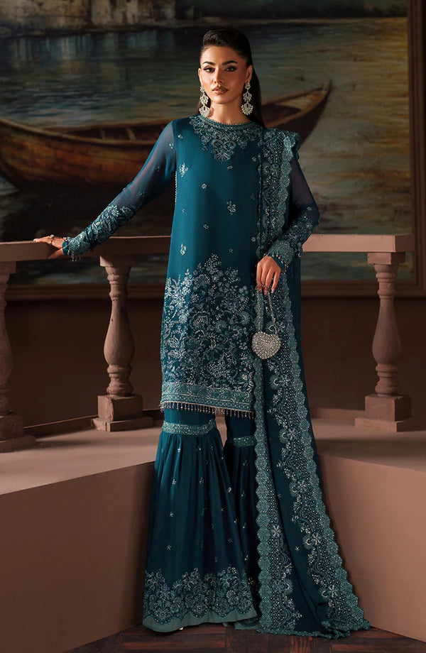 Zarif - PRC-03-Kate Three Piece Chiffon Suit