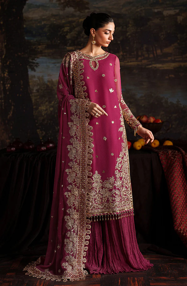 Zarif - PRC-05-Adelle Three Piece Chiffon Suit