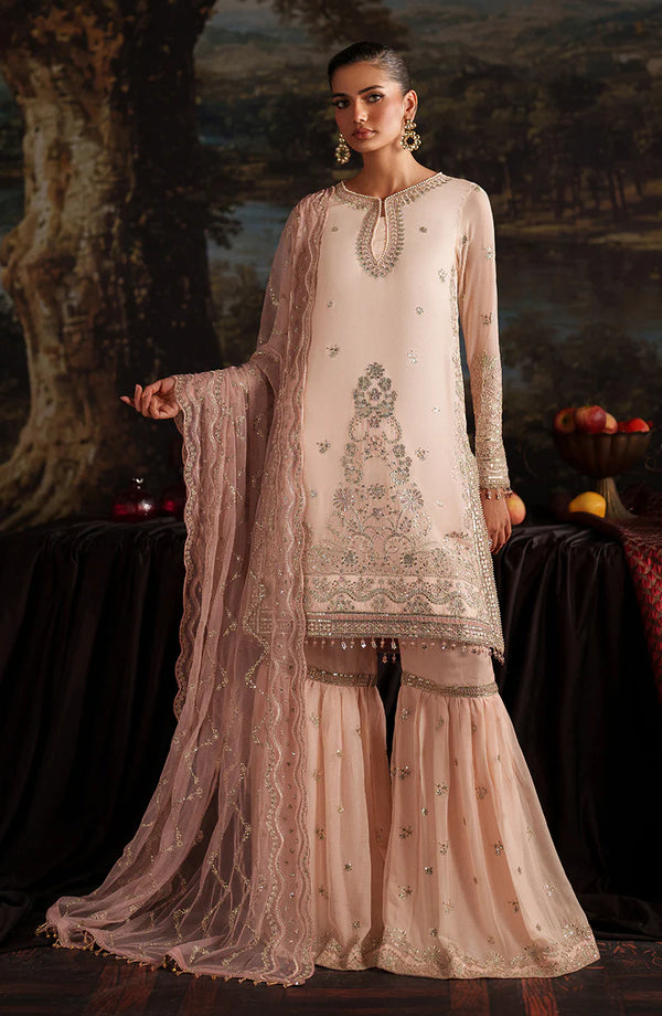 Zarif - PRC-08-Lucia Three Piece Chiffon Suit