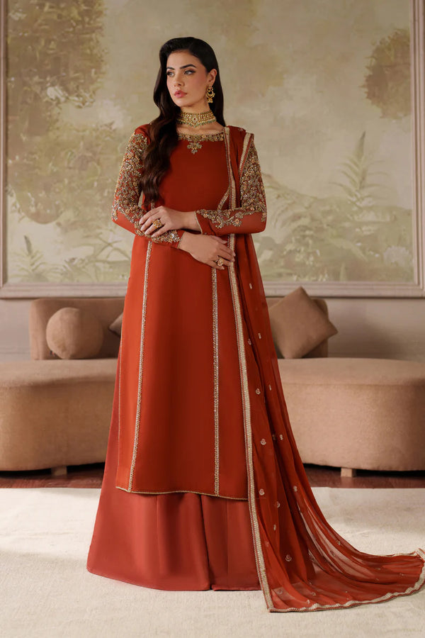 Zarif - ZHE-03 Farheen Three Piece Chiffon